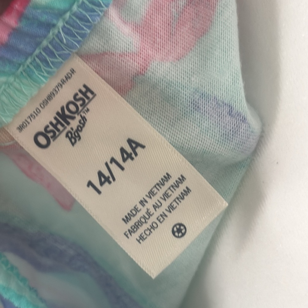 NWT Girl’s OshKosh B’gosh Floral Top Size 14 - Picture 10 of 11